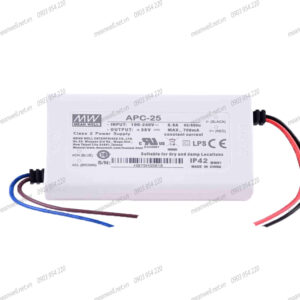 Nguồn LED Driver APC-25-350 Meanwell (24.5W 70V 350mA)