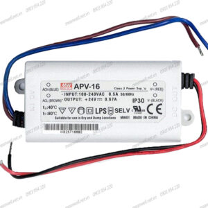 Nguồn LED Driver APV-16-12 Meanwell (15W 12V 1.25A)