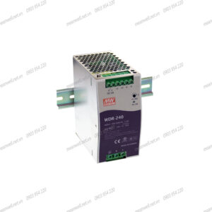 Nguồn DIN Rail WDR-240-24 Meanwell (240W 24V 10A)