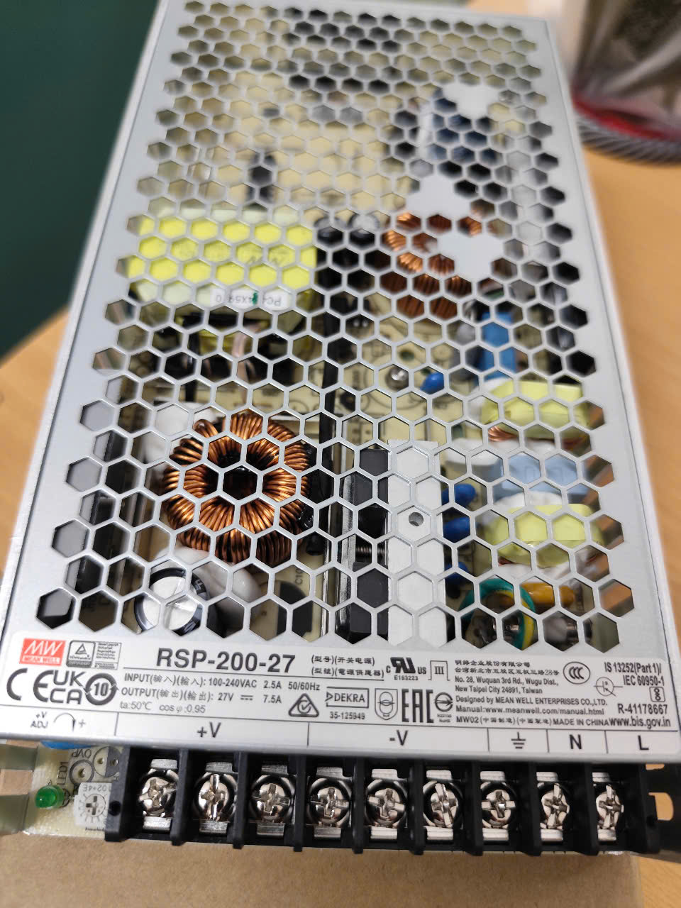 Nguồn DC 27V 7.5A Meawell